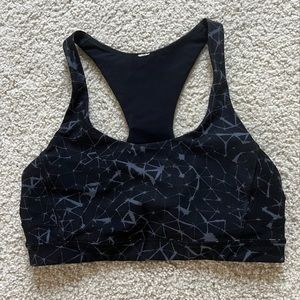 Lululemon Bra Black Star Crushed
